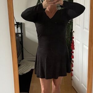 Prana Black Long Sleeve Dress